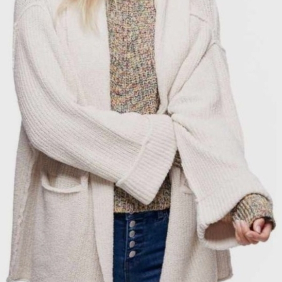 Free People Low Tide Cardigan sz XS/S - Picture 4 of 7